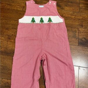 18 month red Christmas Tree Design